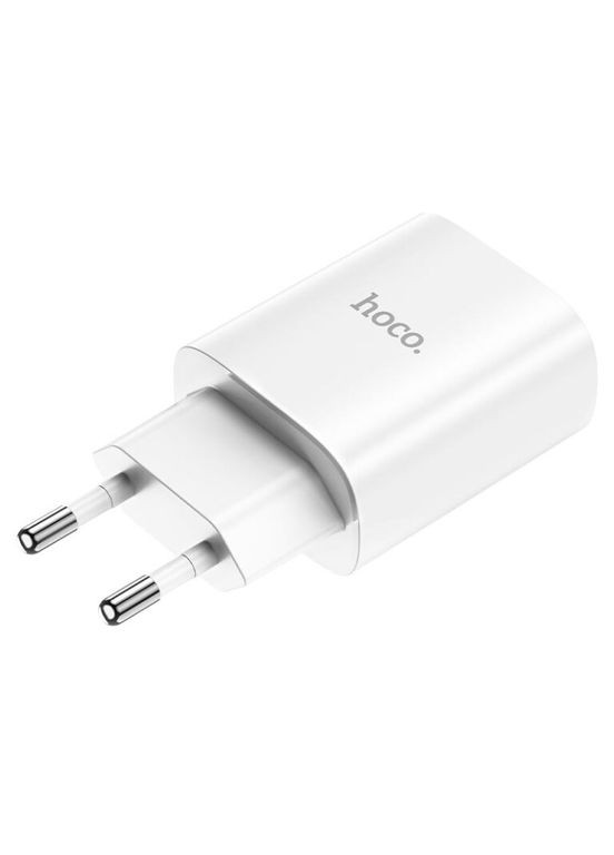 Мережевий зарядний пристрій single port PD20W charger White (6931474745026) Hoco N14 Smart Charging (361348092)