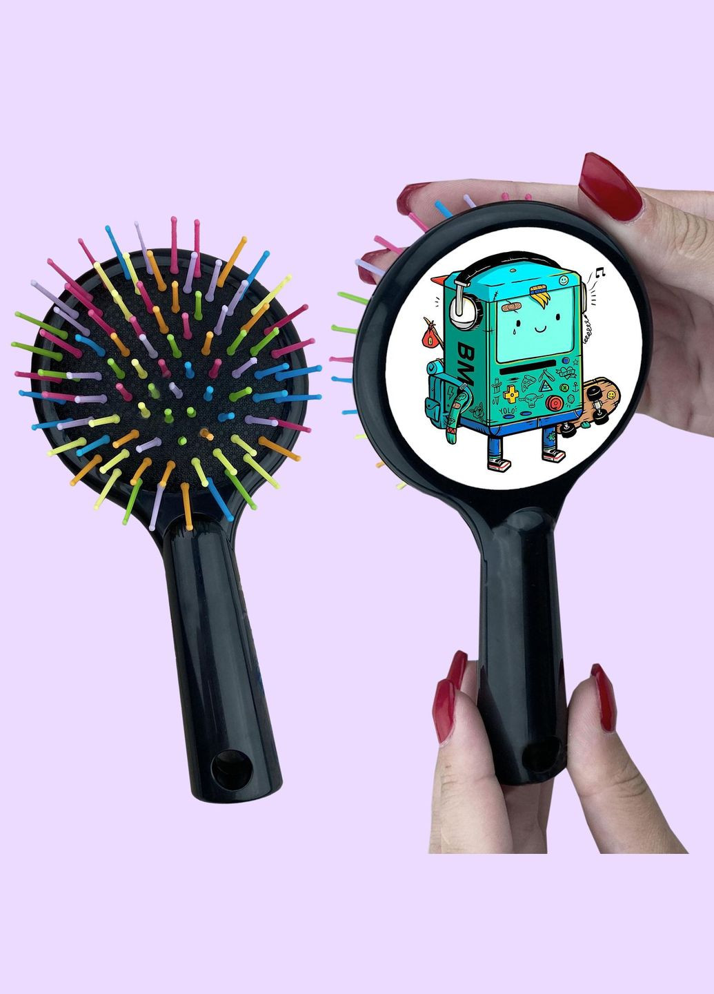 Расческа для волос Мультсериал Время Приключений #007 Черный No Brand (315046816)