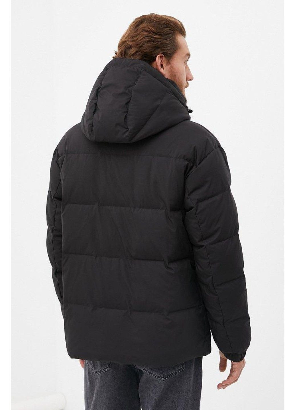 Черный зимний Пуховик Finn Flare