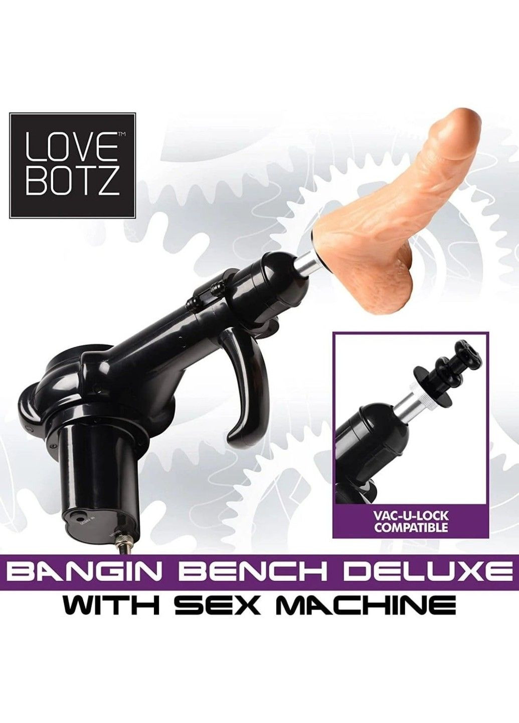 Секс-машина стілець Deluxe Bangin' Bench with Sex Machine мультишвидкісна XR Brands (290850748)