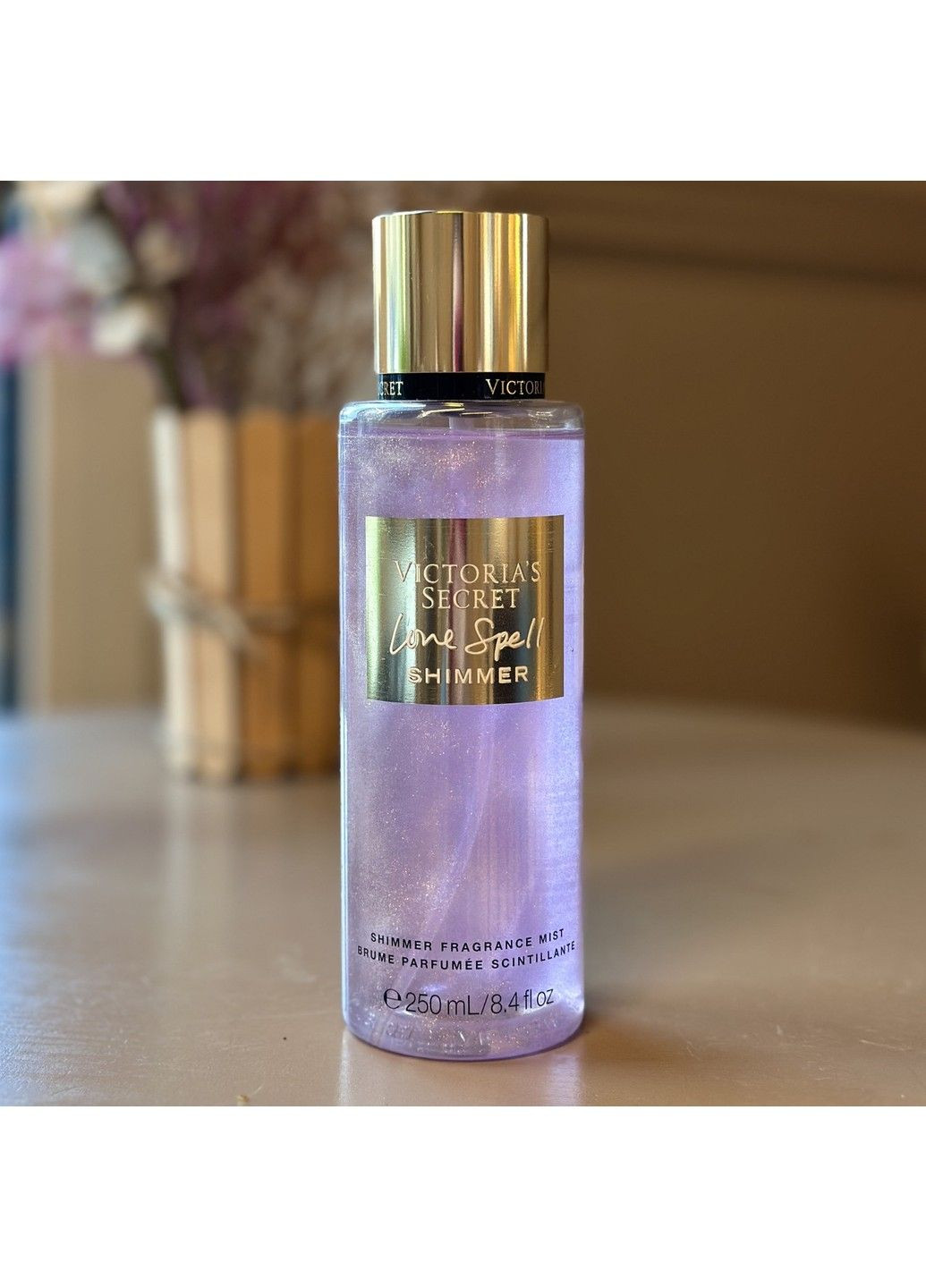 Love Spell Shimmer - парфюмированный спрей(мист) для тела Victoria’s Secret c шиммером, 250 мл Victoria's Secret (316644415)