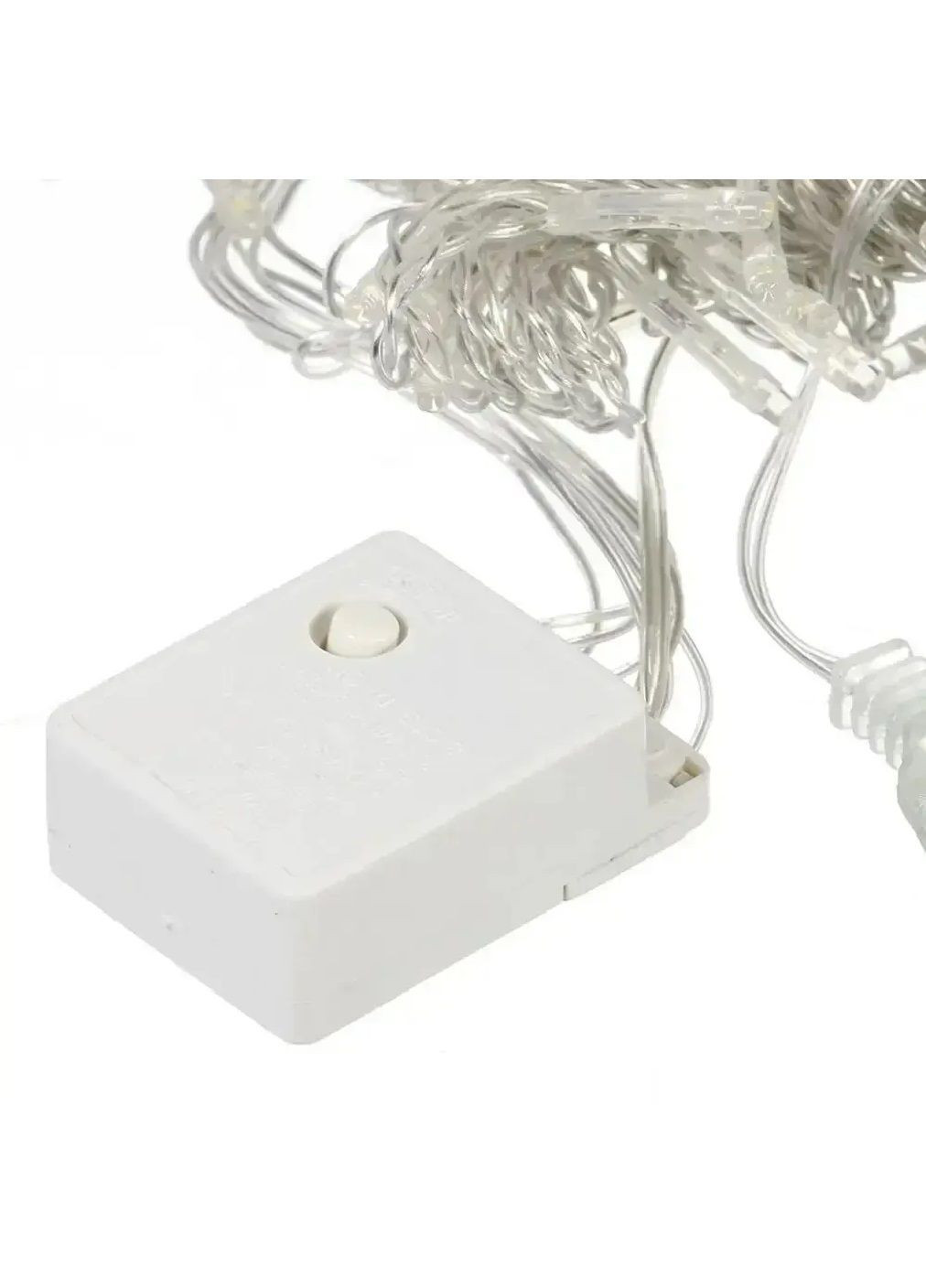 Гирлянда нить светодиодная новогодняя с работой от сети 8 режимов свечения 18 м 400 лампочек (482005-Prob) Синяя Unbranded (369501417)