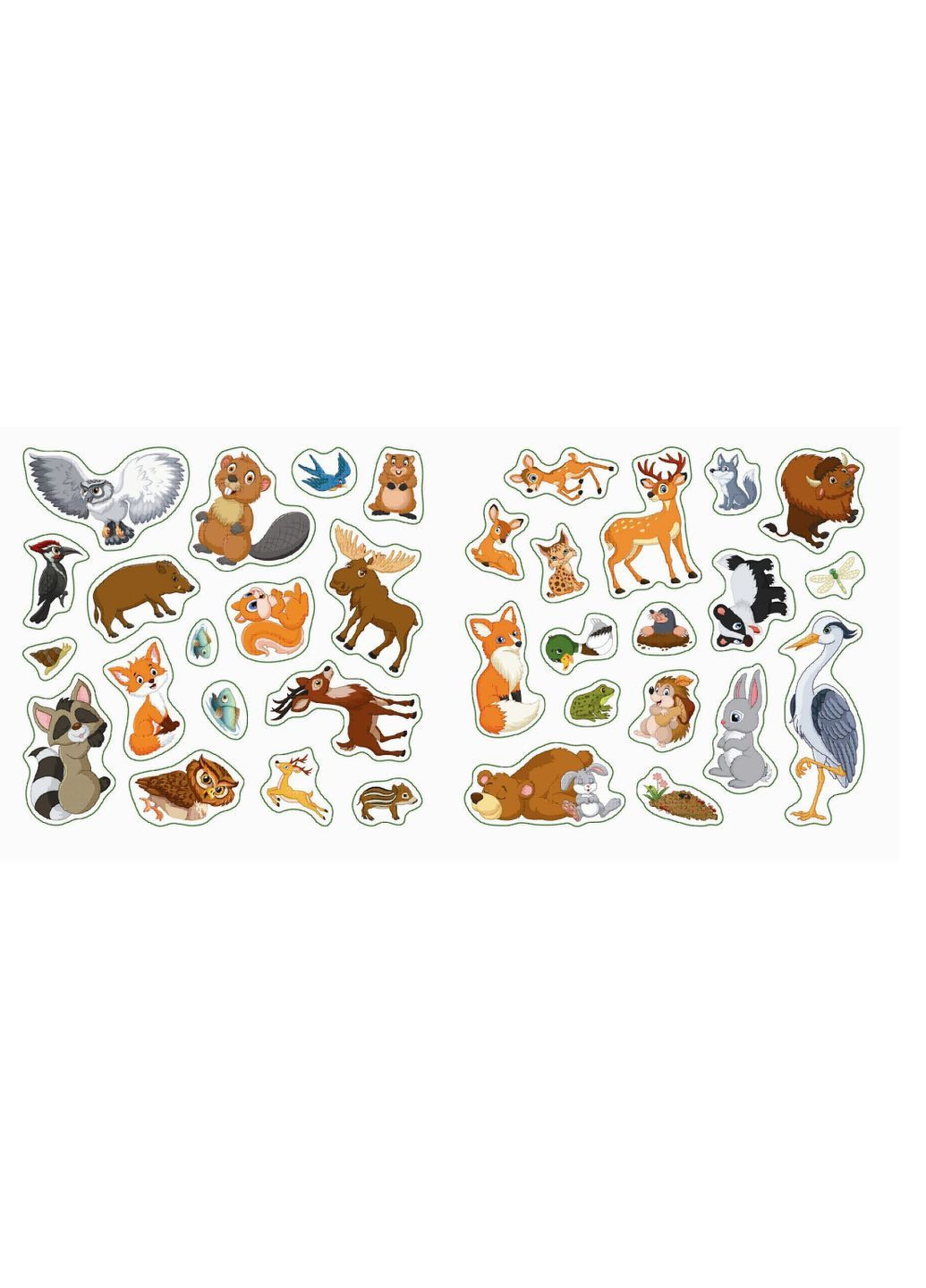 Многократные наклейки. В лесу () Кристал Бук F00017985 (372129693)