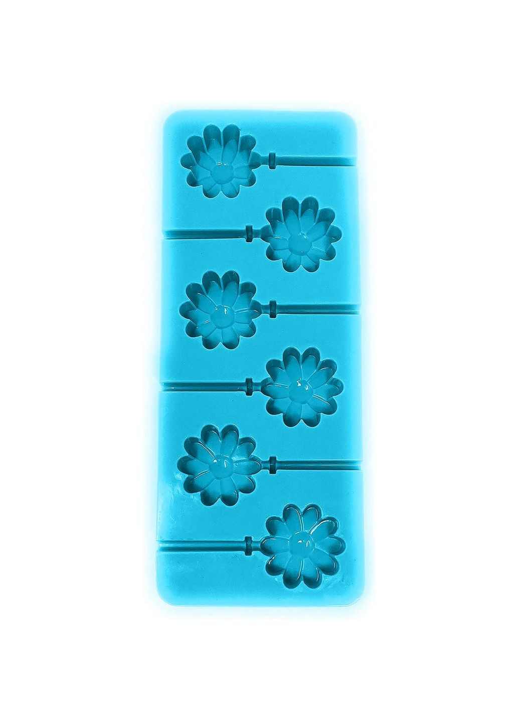 Силіконова форма для льодяників і цукерок на паличці "Квітка" Kitchen Master (338656781)