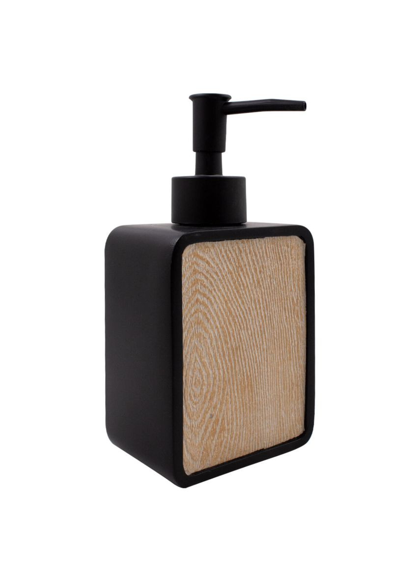 Дозатор жидкого мыла Trento Castellana черный/бежевый, полигума Trento Design Studio (280931101)