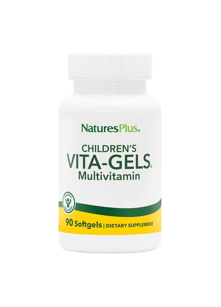 Вітаміни та мінерали Childrens Vita-Gels, 90 капсул Natures Plus (322209681)