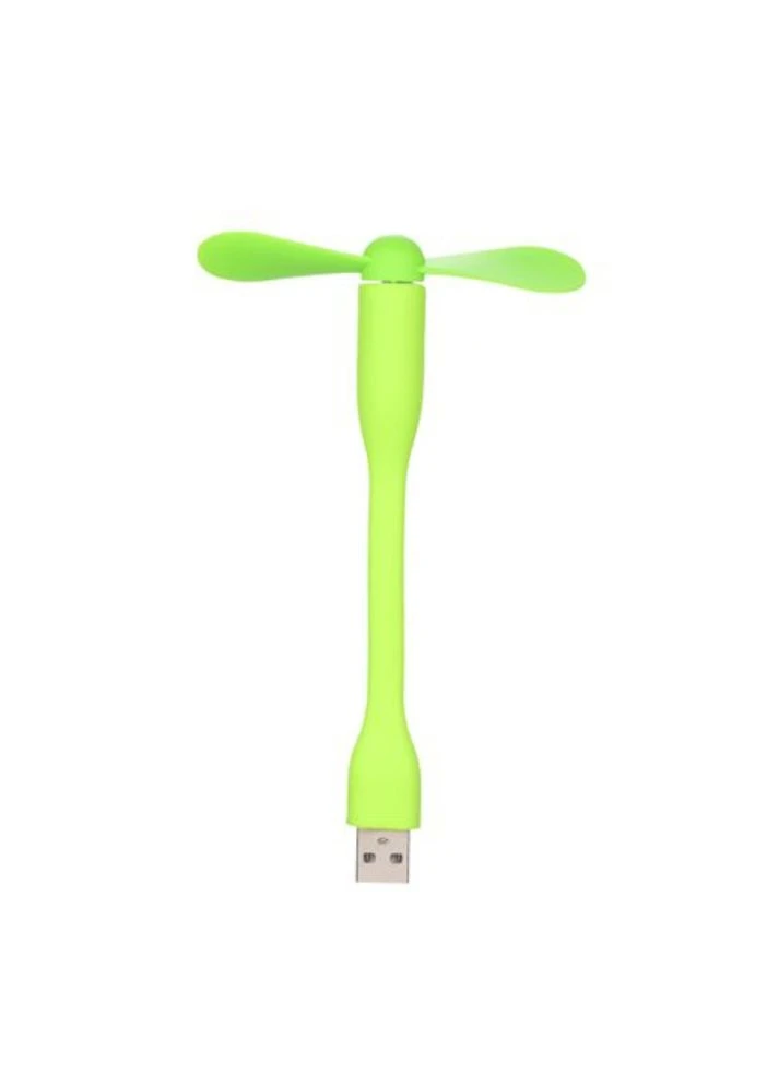 Мобильный вентилятор USB зеленый No Brand (388777107)