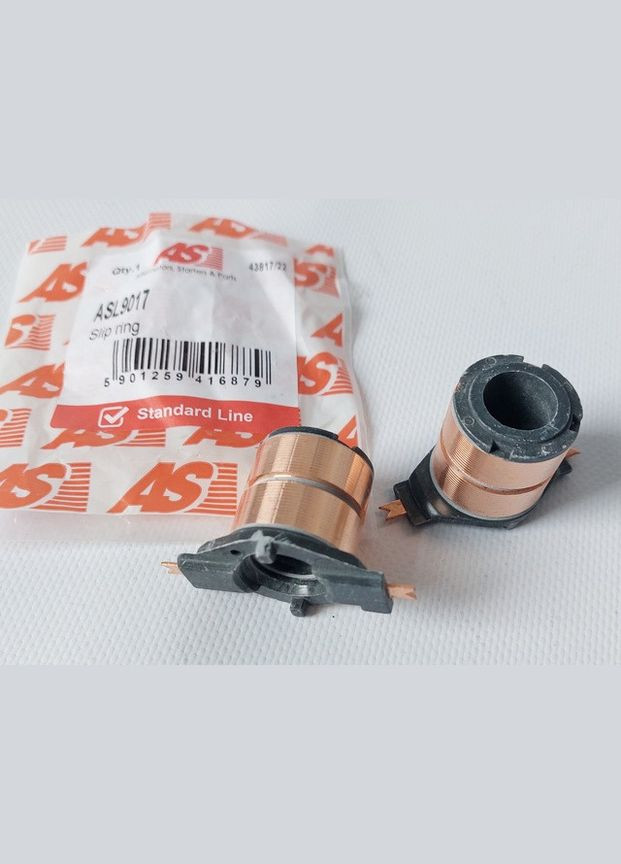 Кольца генератора токосъемные Fiat, Ford Valeo ASL9017 As (364687601)
