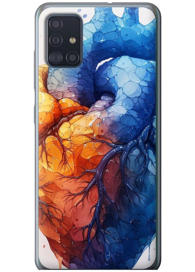 Силіконовий чохол 'Арт-серце' для Endorphone Samsung Galaxy A51 2020 A515F (285110127)