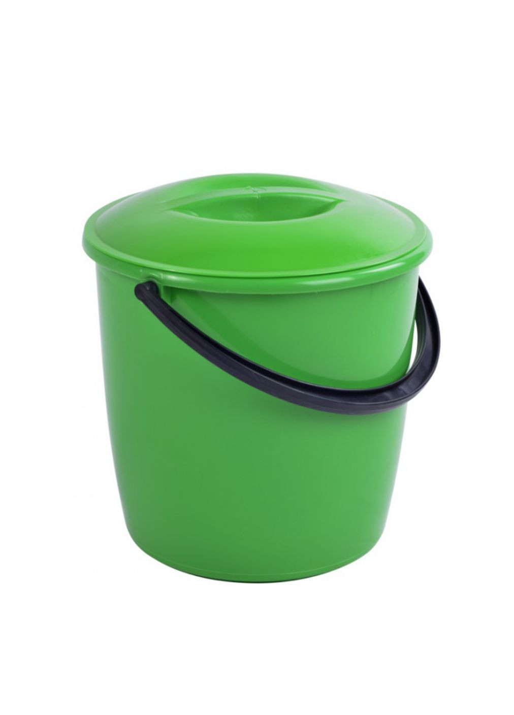 Ведро 10л с крышкой (1 сорт) (10) МЕД (337349565)