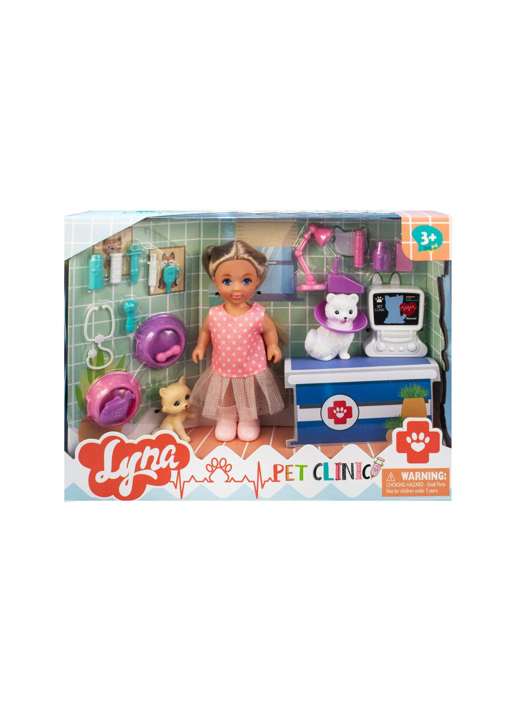 Игровой набор "Кукла Эмили в ветклинике" (4613), блондинка Qunxing Toys (290841361)