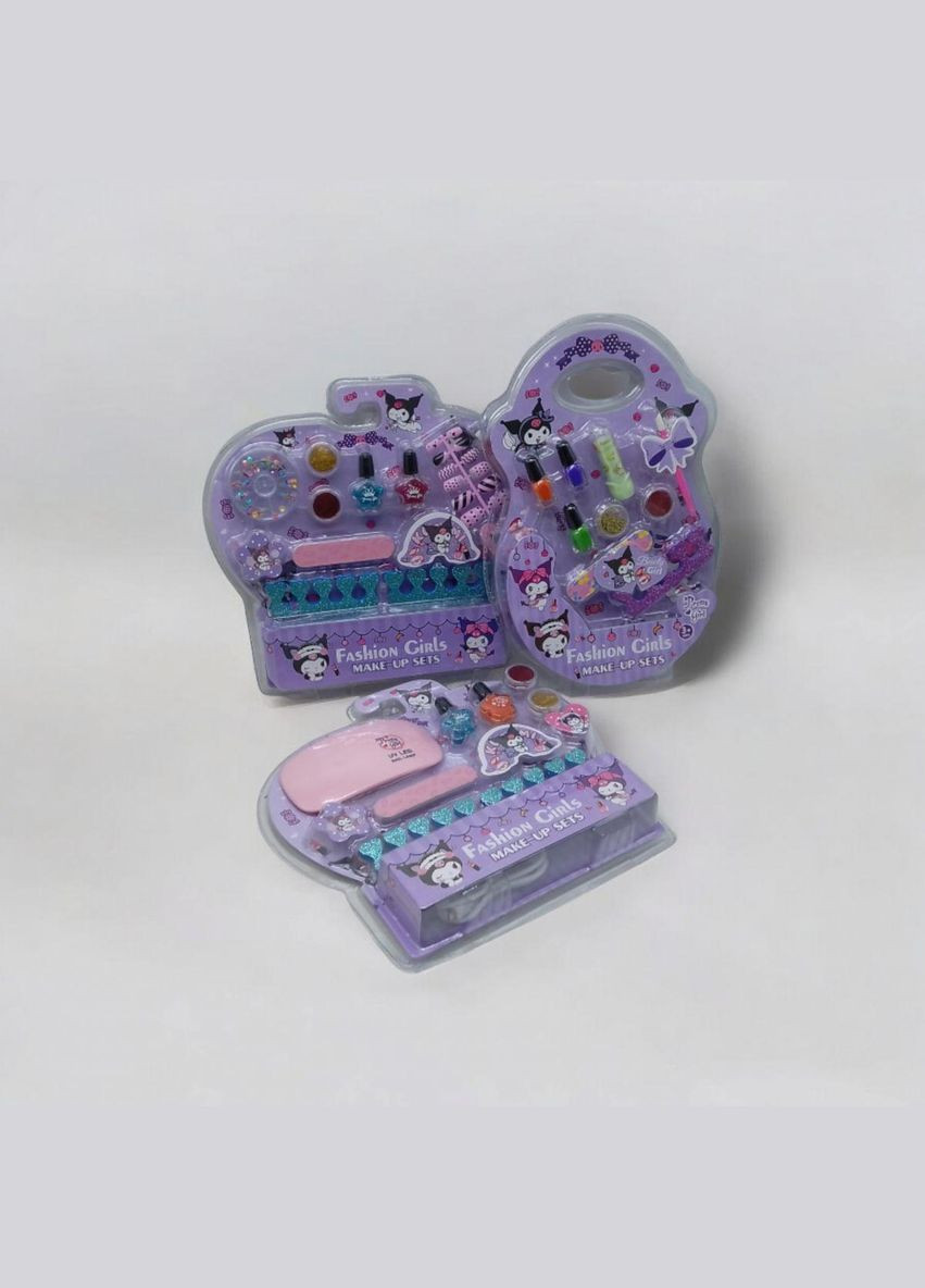 Набір дитячий для манікюру, педикюру, косметика аніме Kuromi (767-6D) MIC (362421592)