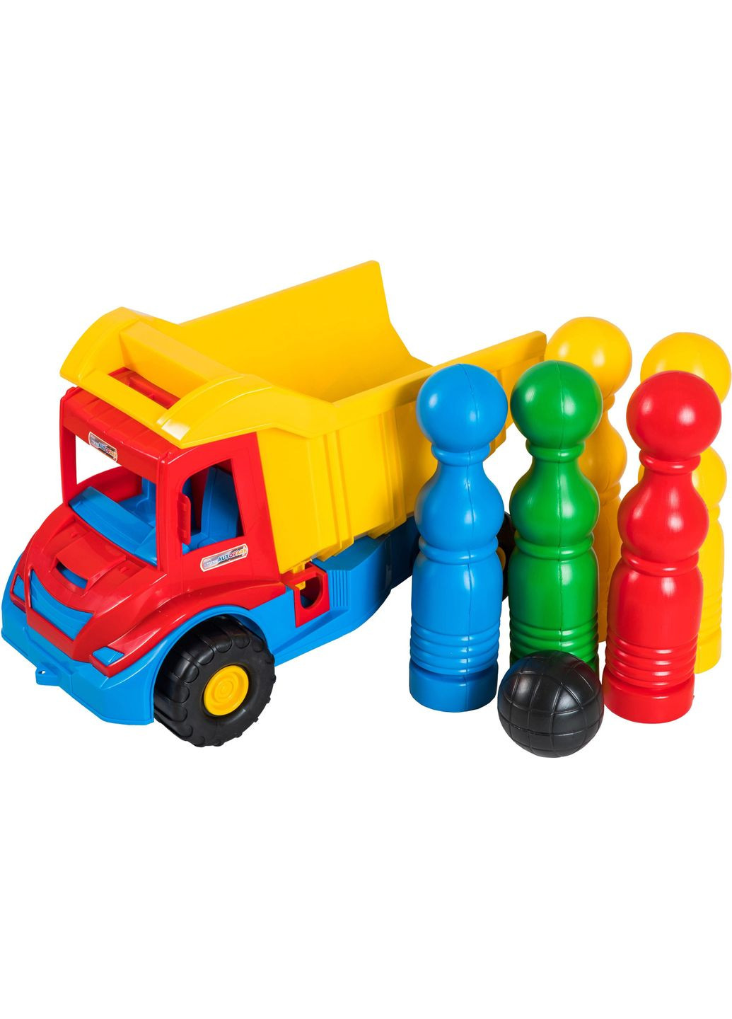 Машинка Multi truck грузовик с кеглями, 40 см () Tigres 39220 (328401449)