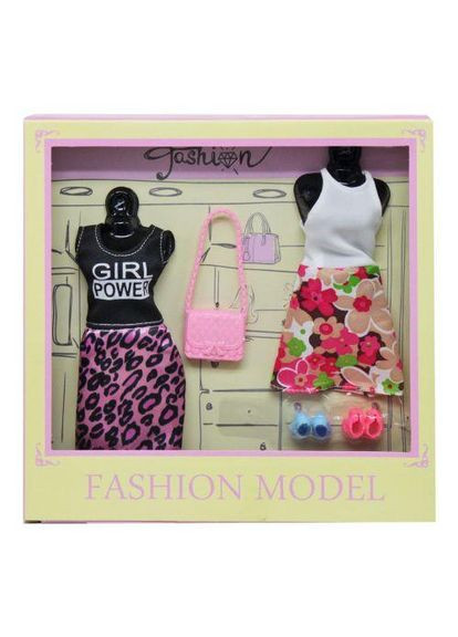 Ляльковий набір 2 сукні, сумочка, взуття Вид 2 (213470) MIC (362671754)