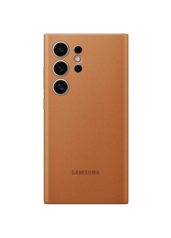 Чохол на Samsung Galaxy S24 Ultra / для самсунг галаксі С24 ультра штучна шкіра Brown Epik (364675557)