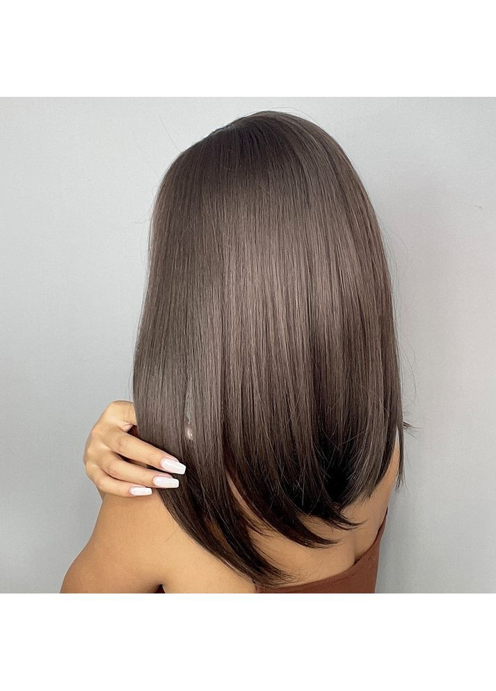 Парик коричневый средней длины No Brand (355802297)