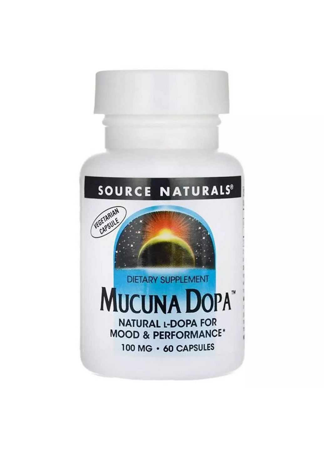 Натуральна добавка Mucuna Dopa, 60 капсул Source Naturals (293342833)