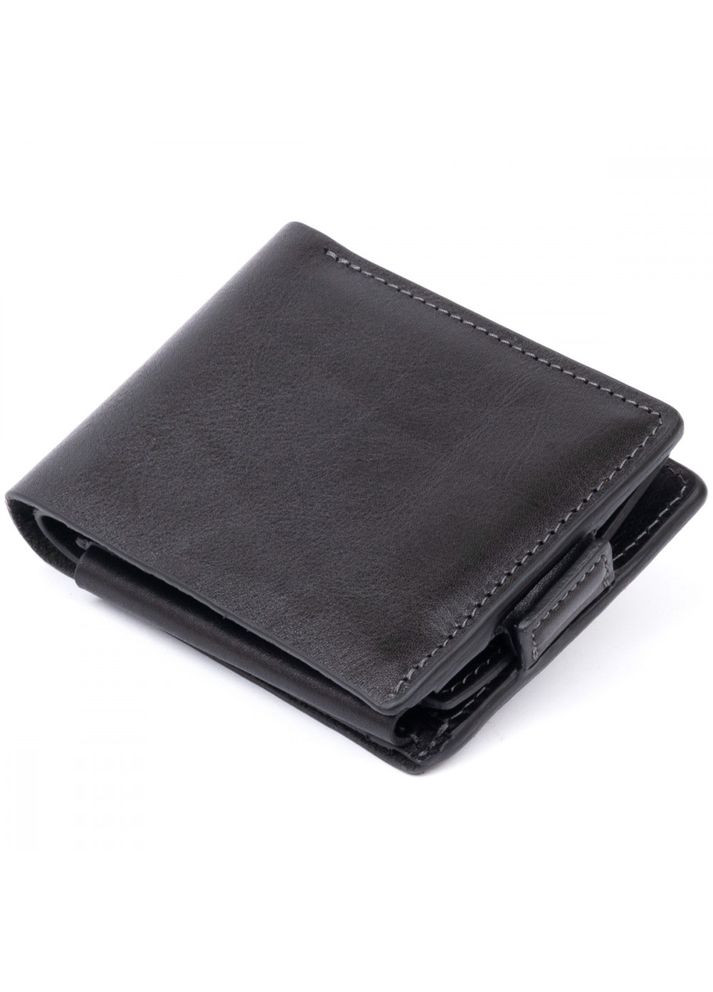 Кожаный мужской портмоне на магнитах 515610 Grande Pelle (303831526)