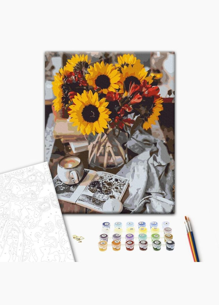 Картина за номерами Затишний осінній букет 40 х 50 BS40230 Brushme (348359613)