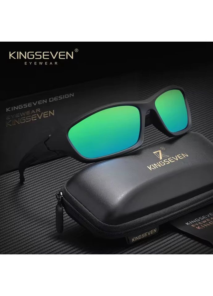 Поляризаційні сонцезахисні окуляри S768 Black Green KINGSEVEN (351439827)