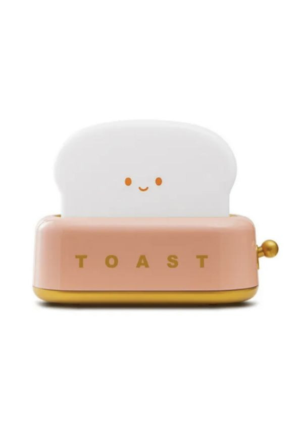 Ночник Тостер с аккумулятором и таймером 15мин UL0123 розовый No Brand (305067909)