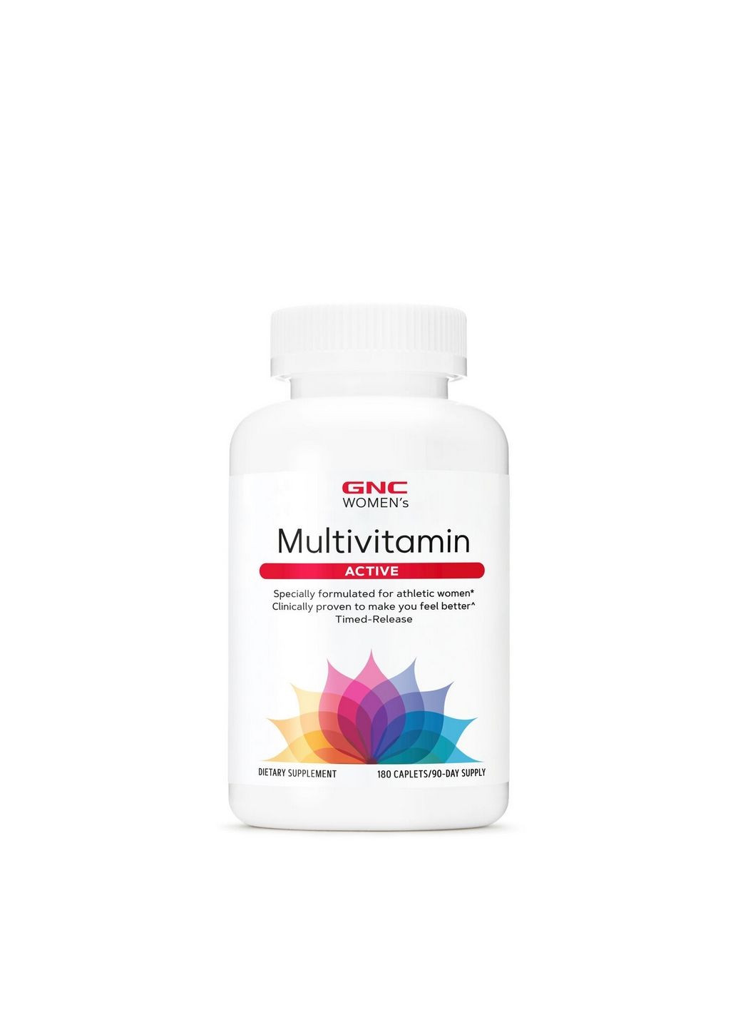 Витамины и минералы Women's Multivitamin Active, 180 каплет GNC (293420529)