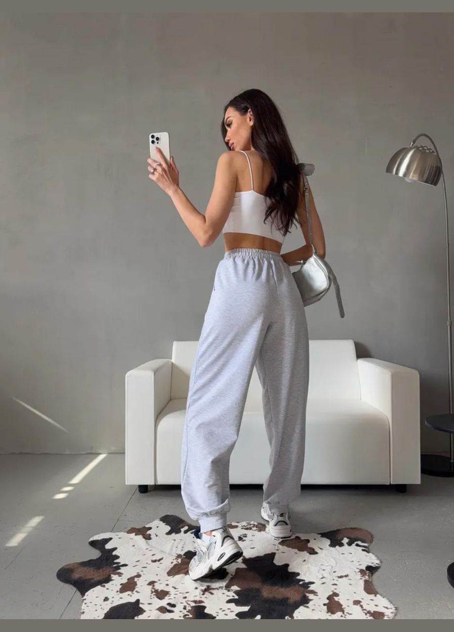 Жіночі спортивні штани чорні No Brand (346085238)