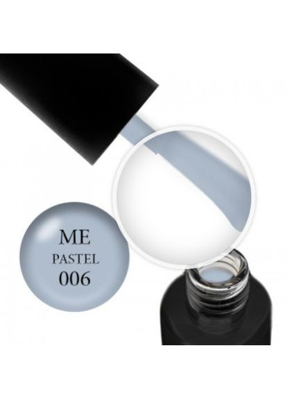 Гель-лак для нігтів MASHA EFROSININA 006 PASTEL, 5 мл. сіро-блакитний F.O.X (363970356)