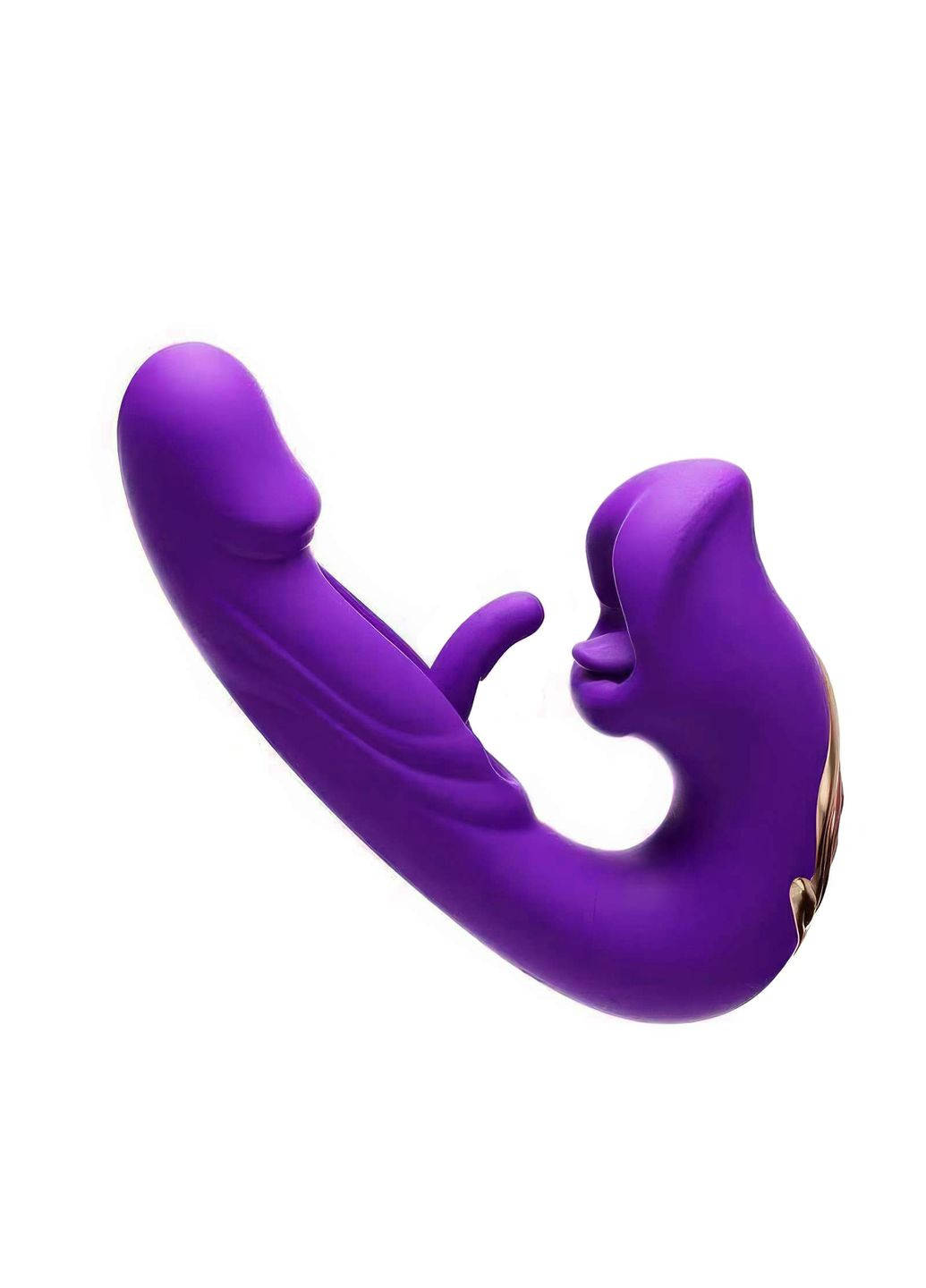 Вибратор для женщин многофункциональный Night Lover с 19 режимами 3в1 21 см фиолетовый Pretty Love (366665151)