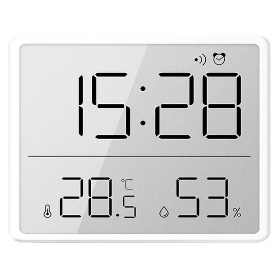 Многофункциональные электронные часы Time 8218 White Yida (270856271)