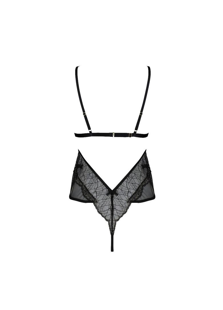 Боді Amberly Body black CherryLove Passion чорний поліестер, поліамід, еластан