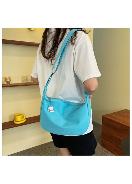 Сумка-мессенджер блакитна з брелком КиП (371584802)