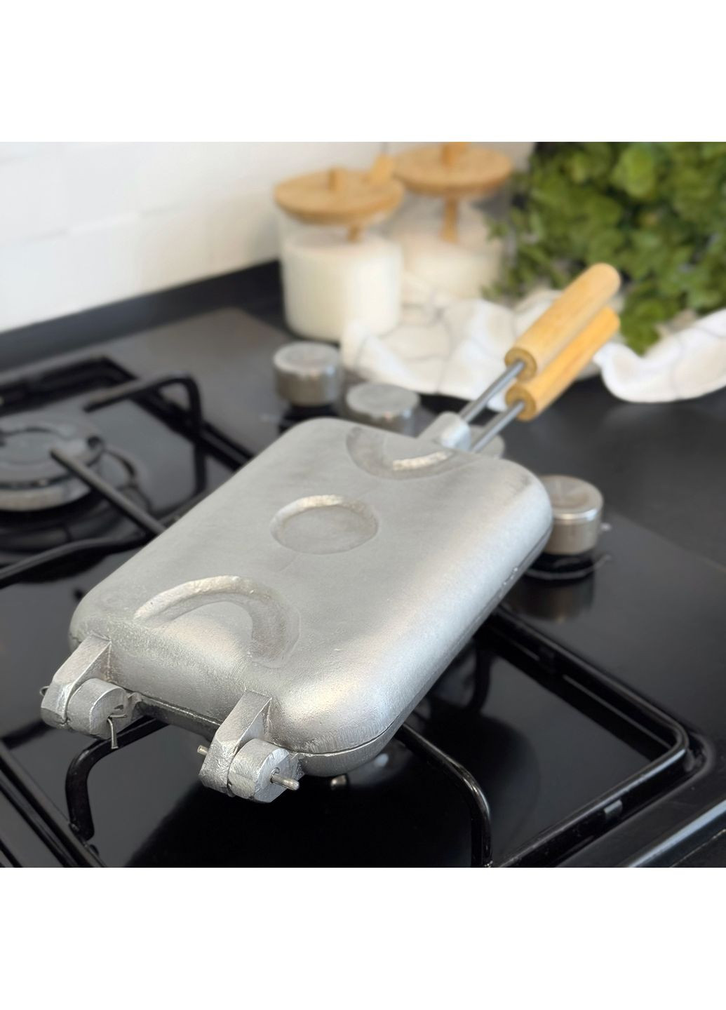 Форма алюмінієва для випікання печива на плиті горішниця горішниця «Лісові частування» (горішки та грибочки) Ласунка (314908781)