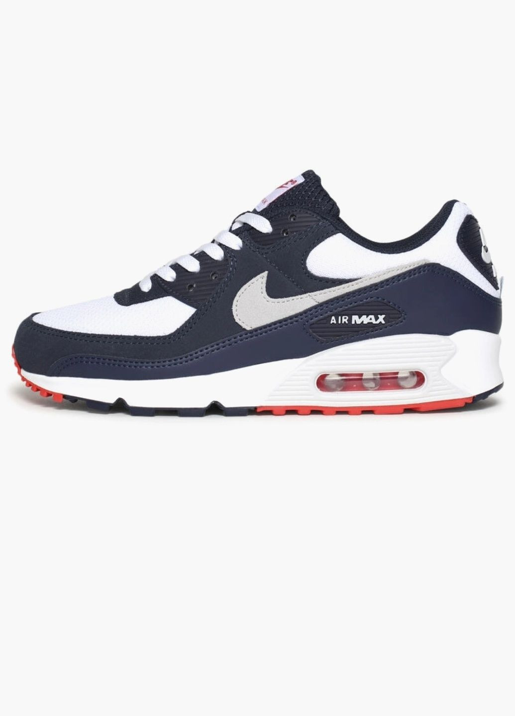 Синие кроссовки мужские air max 90 blue/white dm0029-400 Nike