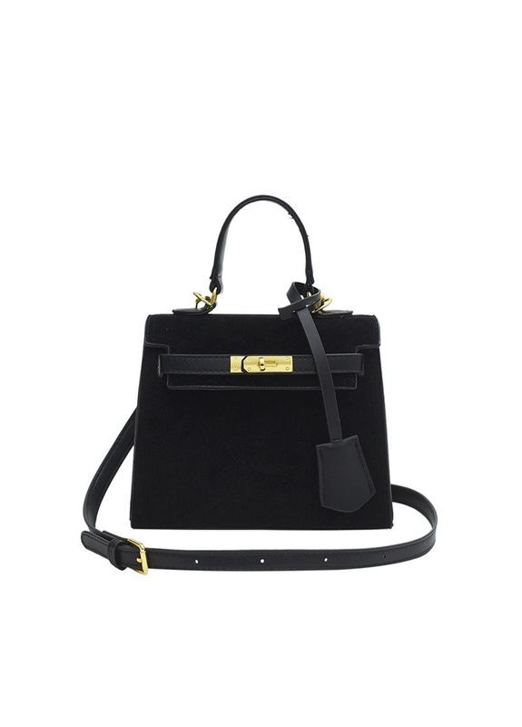 Жіноча сумка 2363 замшева крос-боді No Brand (344446596)