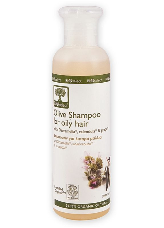 Шампунь з Диктамелією і протеїнами пшениці Olive Shampoo For Normal/Dry Hair 200ml (2-232213) Bioselect (369790858)