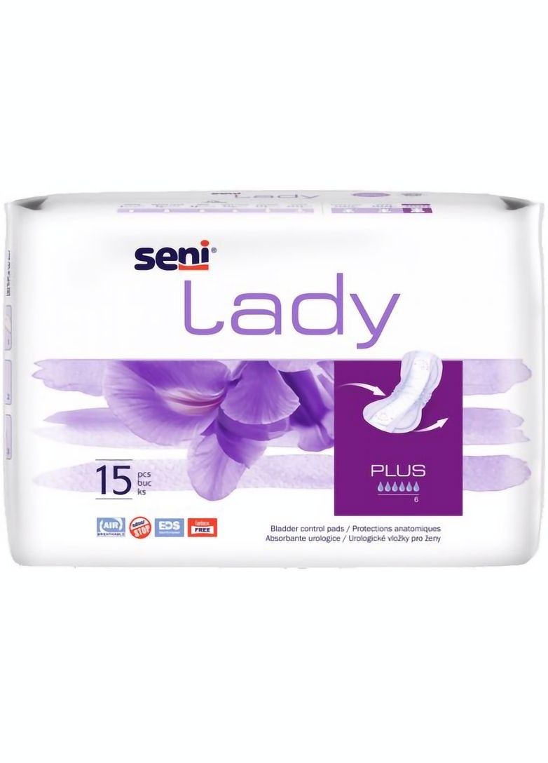 Урологические прокладки Lady Plus, 15 шт. Seni (328448586)