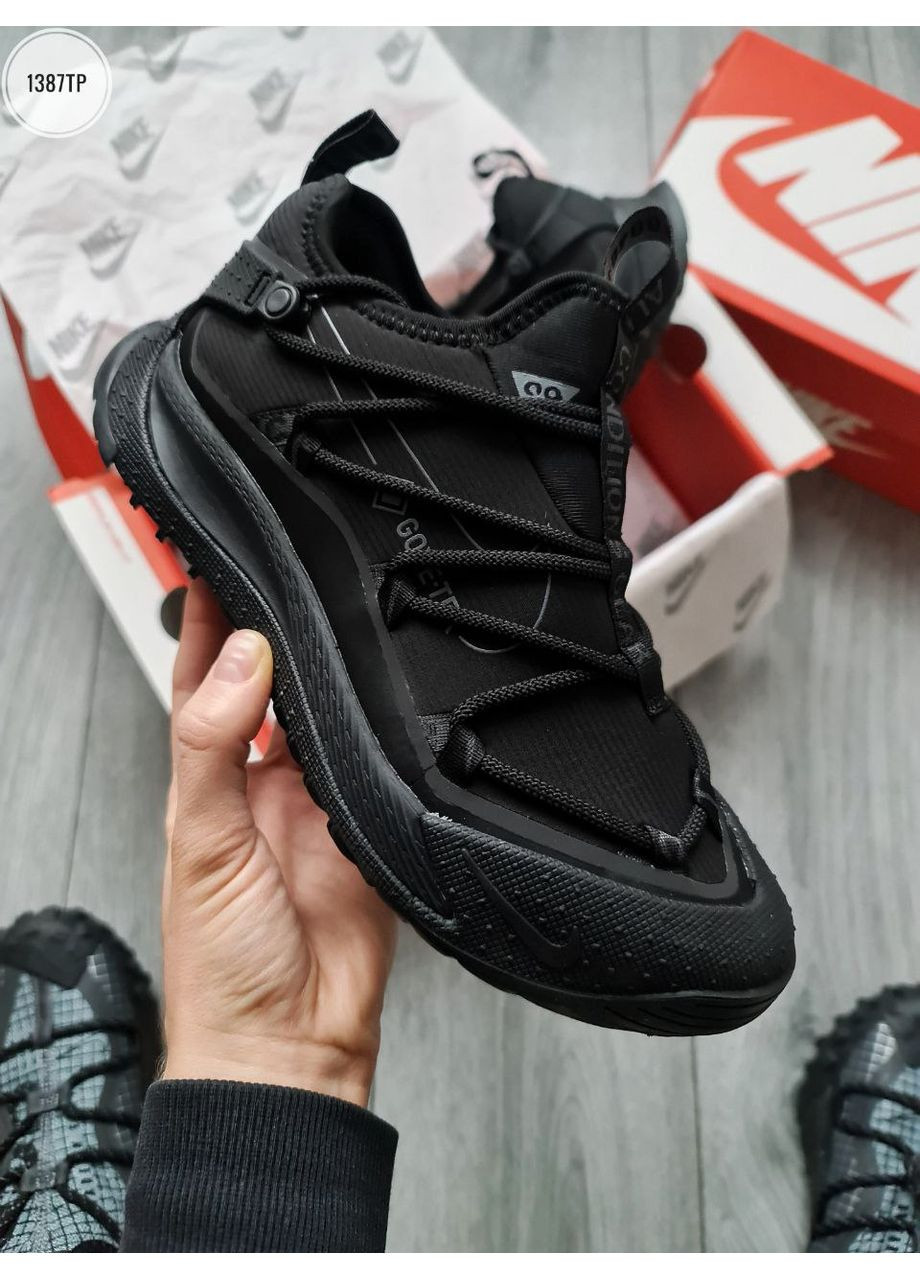 КРОСІВКИ ЖІНОЧІ NIKE ACG TERRA ANTARKTIK GORE-TEX LOW TOTAL BLACK НАЙК АСГ ТЕРРА АНТАРКТІК No Brand чорні демісезони (367175606)