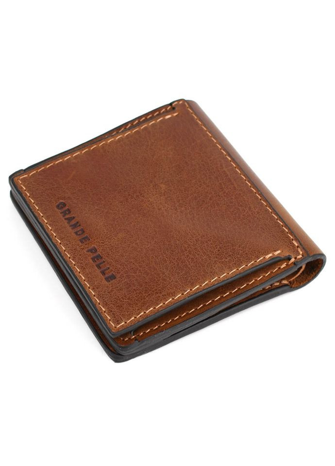 Портмоне Lettera с монетницей, терракот GP 537623 Grande Pelle (329440739)