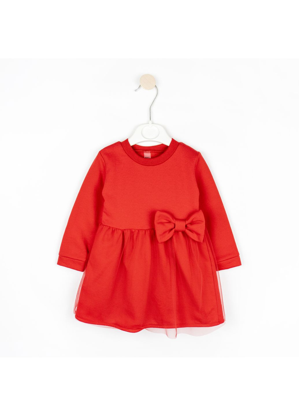 Червона сукня для дівчинки з фатином із бантиком lady dexter's (308790742)