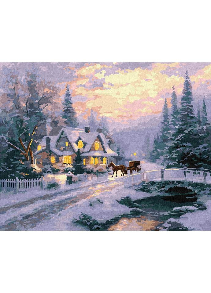 Картина по номерам "Новогодний покой" KHO6419, IDEYKA (366669383)