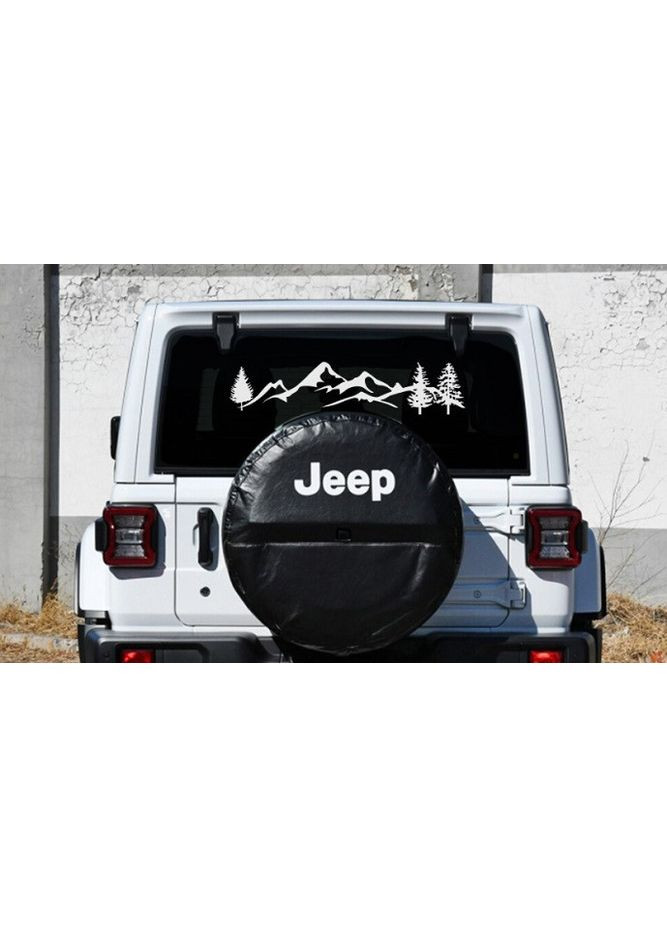 Наклейка на заднее стекло 3D TUNING STUDIO Лес Горы 1000х220х0.060мм No Brand (362498835)