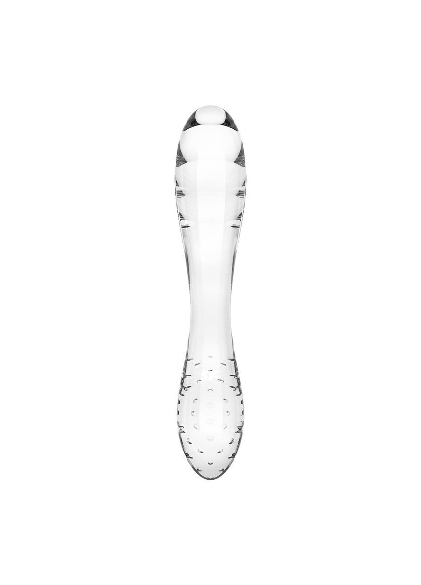Скляний фалоімітатор Dazzling Crystal 1 Transparent прозорий Satisfyer (347315097)