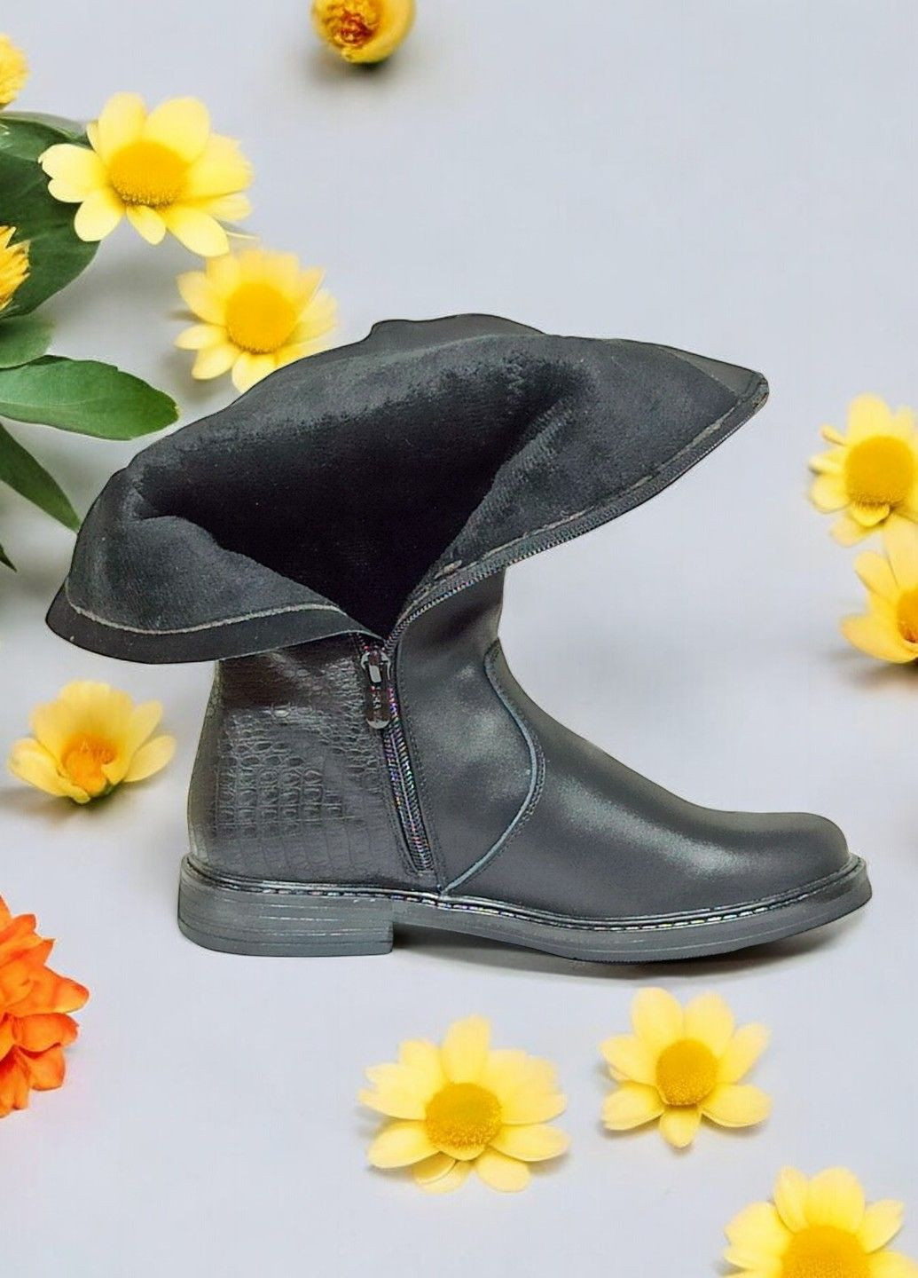 Чоботи осінні демісезонні для дівчинки утеплені Казка 6056 Сказка (304538129)