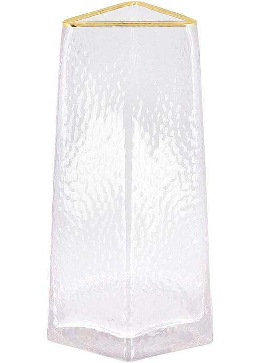 Ваза стеклянная Ancient Glass "Elegant" Ø13x22см, прозрачное стекло BonaDi (372172431)