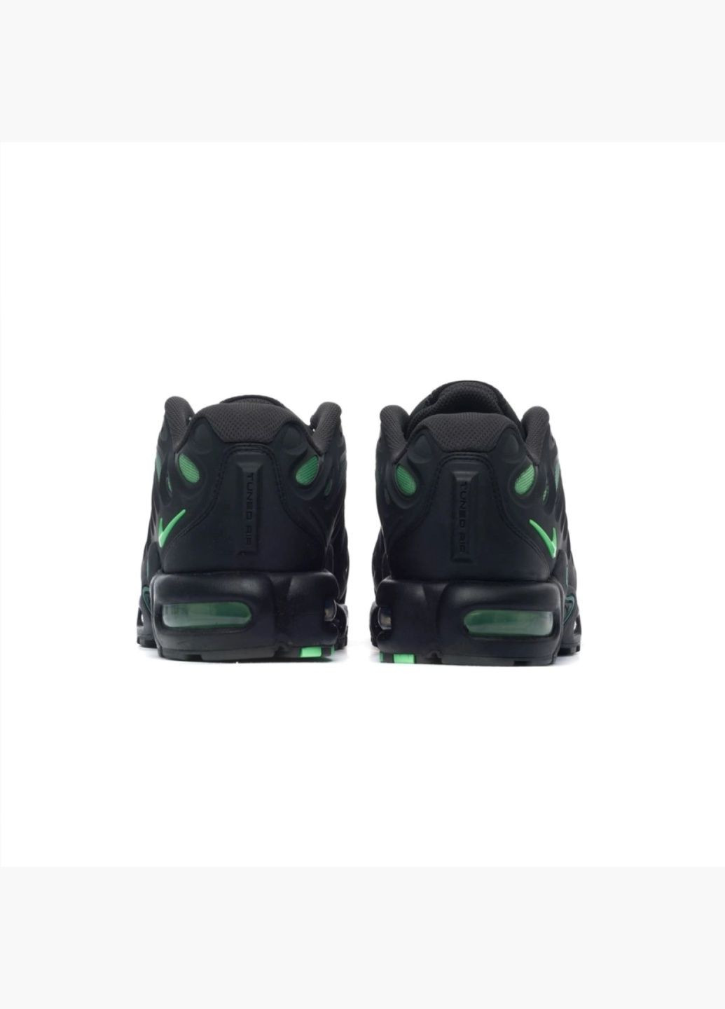 Черные кроссовки мужские air max plus drift shoes black/green fd4290-006 Nike