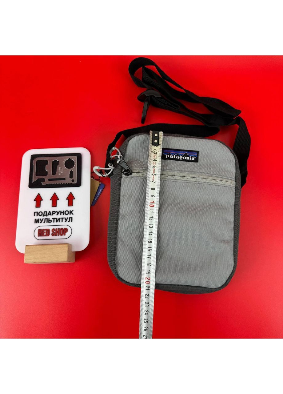 Сумка Месенджер Патагонія Барсетка через плече молодіжна колір Сірий No Brand (361668682)
