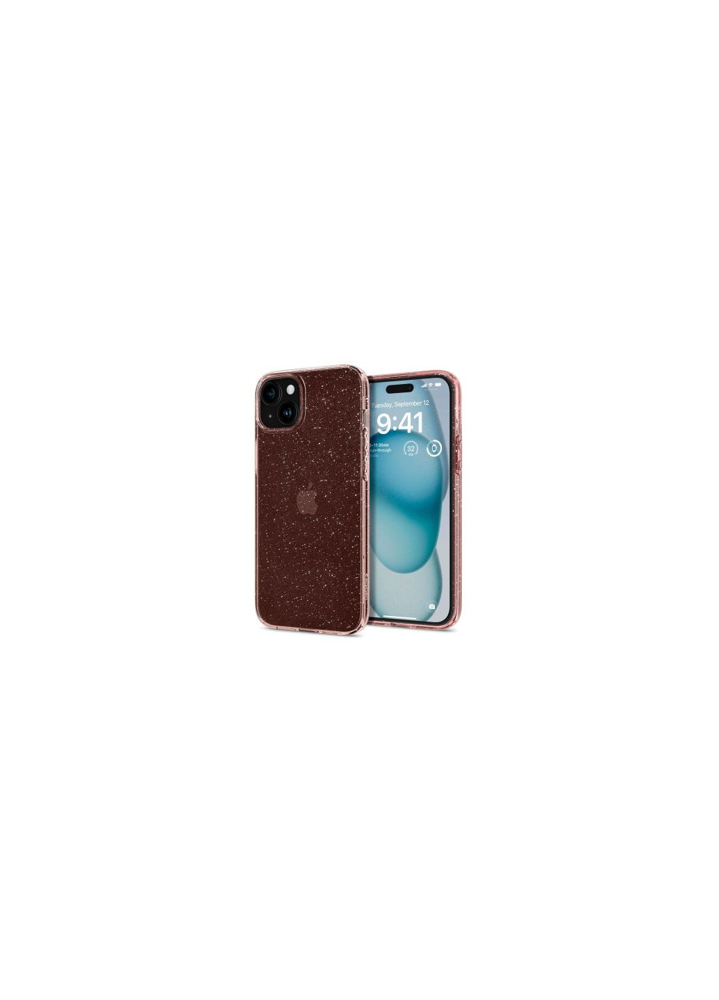 Чехол для мобильного телефона (ACS06789) Spigen apple iphone 15 liquid crystal glitter rose quartz (275099441)