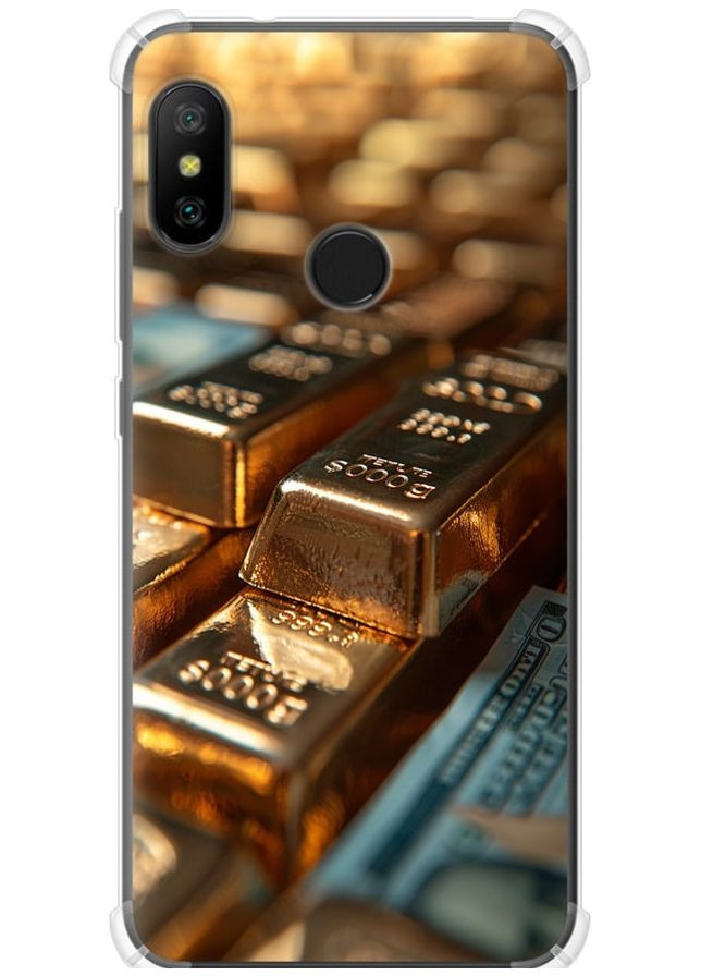 Силикон с усиленными углами чехол 'Сияние золота' для Endorphone xiaomi redmi 6 pro (291130976)