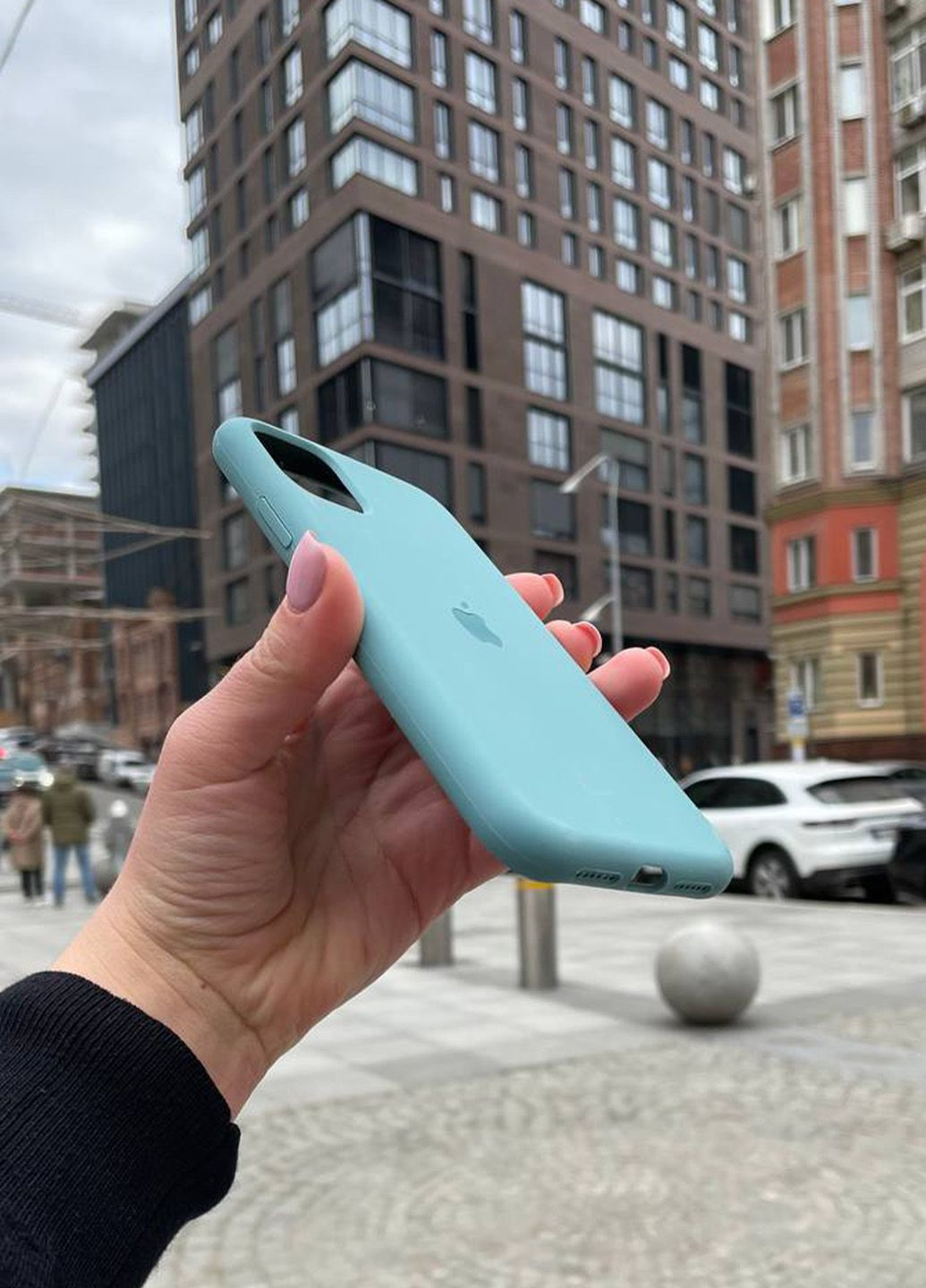 Чохол для iPhone 11 зелений Cactus Silicone Case силікон кейс No Brand (289754103)